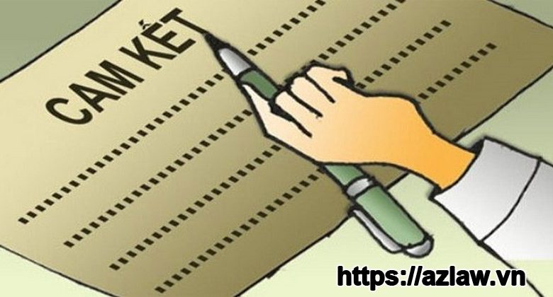 Giá trị pháp lý của bản cam kết