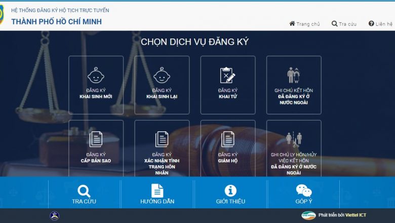 Hướng dẫn làm giấy khai sinh trực tuyến qua mạng